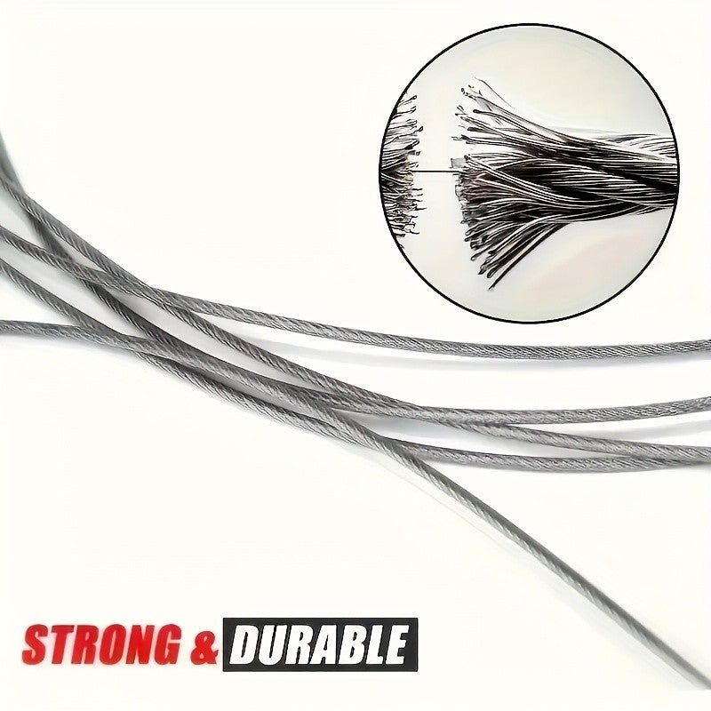 Reflective Dog Tie Out Rope with Stainless Steel Swivel Spring Hook, Outdoor Yard and Camping Lead for Supervised Use, Two Listed Length Options