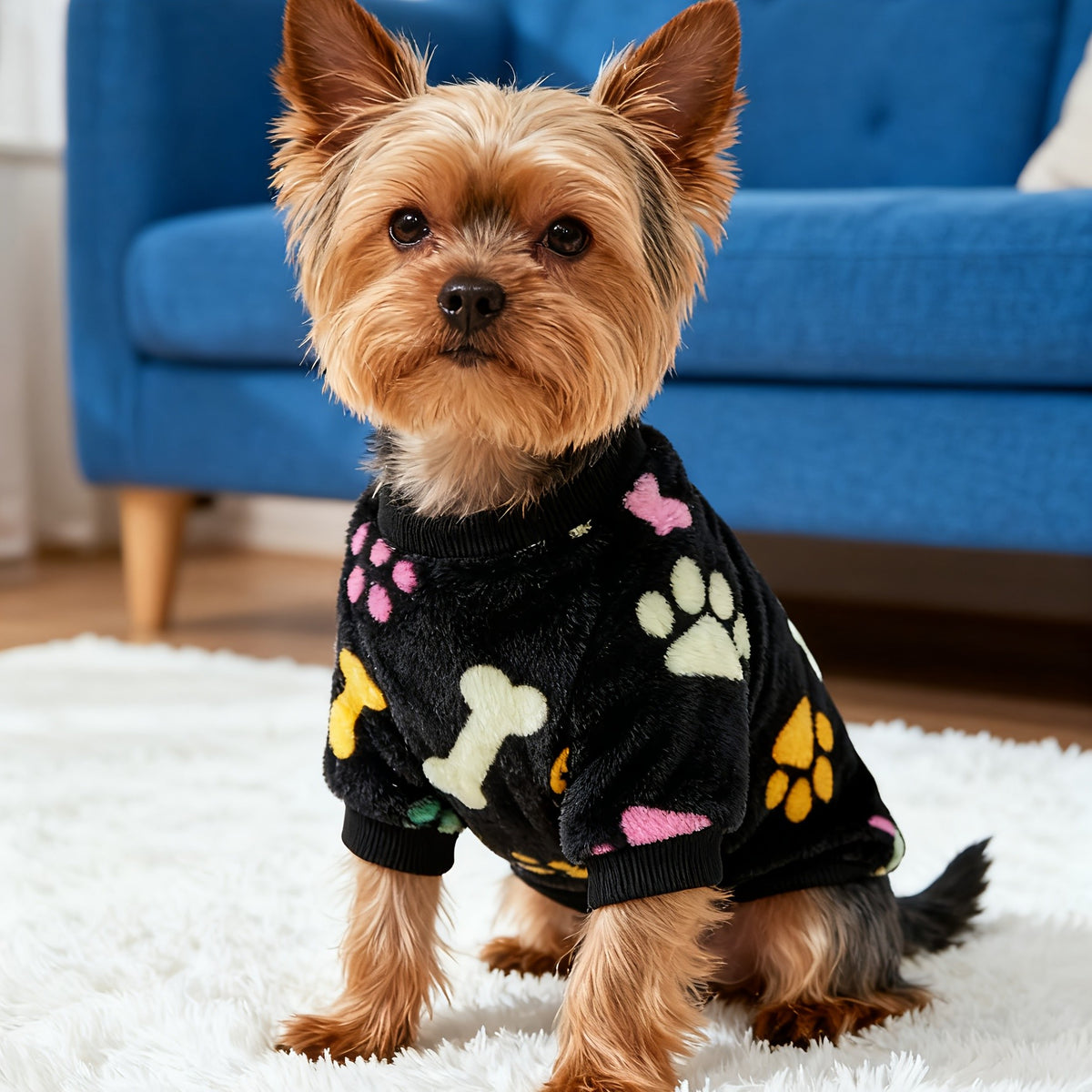 Winter Dog Clothes for Small and Medium Dogs, Soft Puppy Sweater Outfit in XS-XXL for Cool Weather Walks, Seasonal Wear and Pet Photos