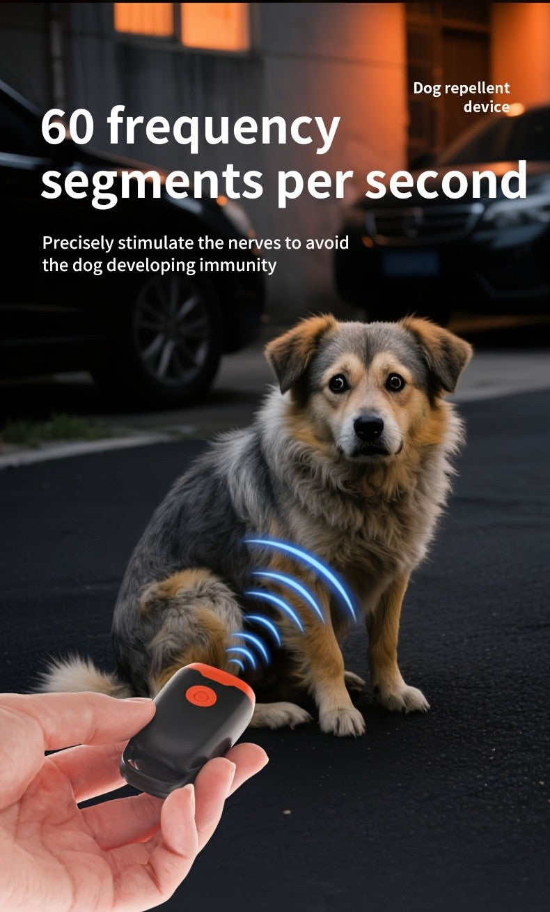 Soundwave Dog Repellent Device with One-Button Start, Barking Deterrent for Dog Behavior Management, Available in Single or Two-Piece Packs