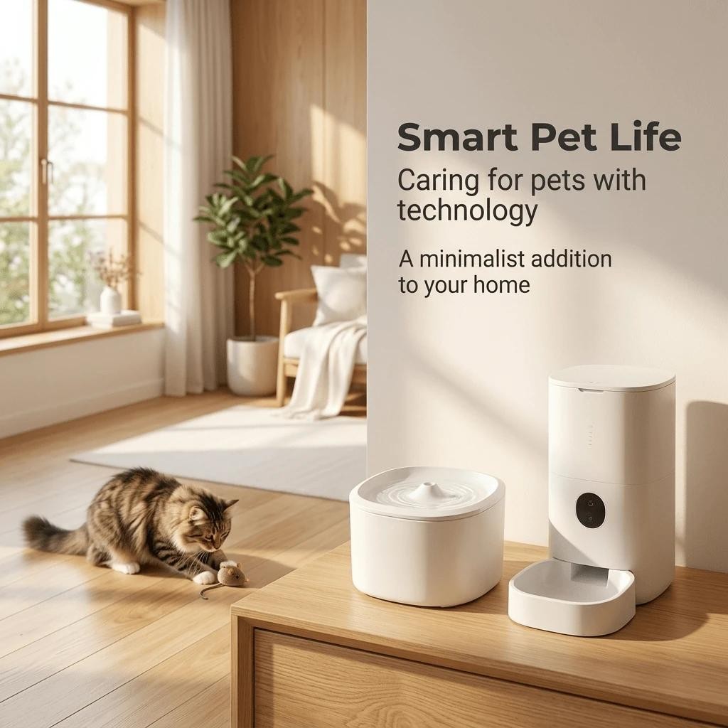 Pet Water Fountain 3L Filter Bundle, Quiet USB Powered Drinking Dispenser with 2 Replacement Filters and Detachable Design for Cats and Dogs