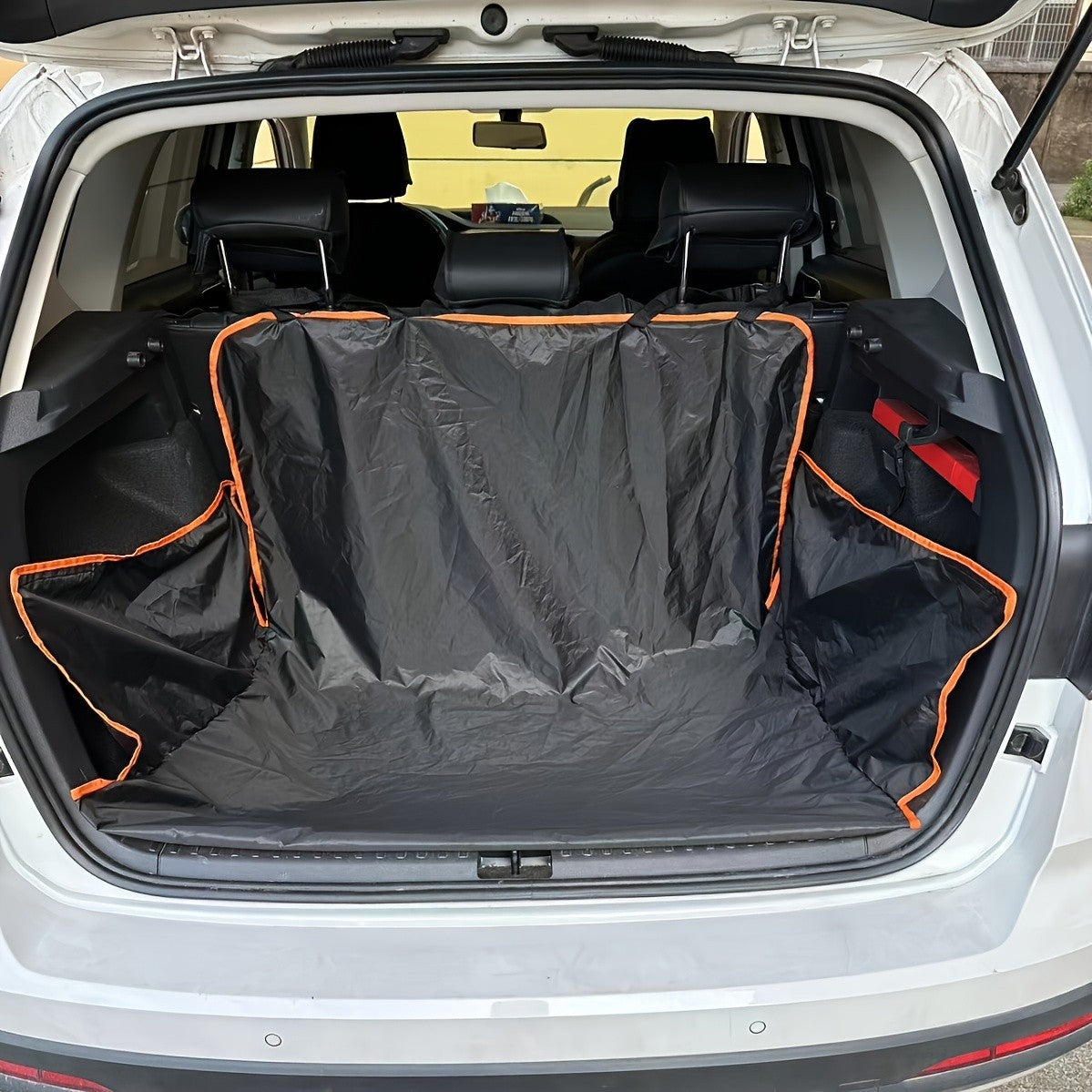 Dog Trunk Cover for Cars, SUVs and Trucks, Durable Anti-Slip Pet Cargo Liner with Two Hooks, Rear Interior Mat for Everyday Travel and Outdoor Trips