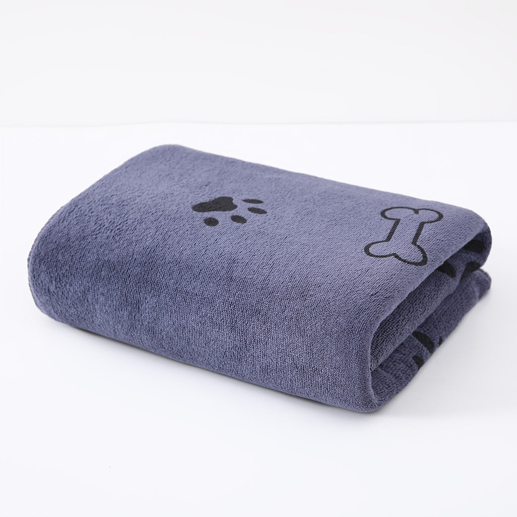 Microfiber Dog Towel, 52 x 100 cm Absorbent Quick-Dry Pet Bath and Grooming Cloth for Medium to Large Dogs, Eight Color Options for Home and Travel