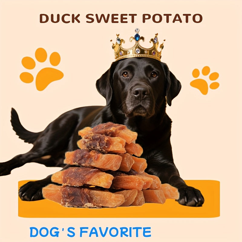 Dog Treats Variety Pack with Chicken Wrapped Sweet Potato, Paw Party Mix Chewy Snacks for Small, Medium and Large Dogs, Training and Everyday Rewards