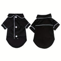 Dog Pajamas for Small Breeds, Soft Stretchable Breathable Pet Sleepwear in Black or Cute White Bear, XS to XL for Cozy Indoor Lounging