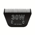 Dog Clipper Blades in 30W, 4FW and 7FW Options, Black Stainless Steel Grooming Replacements Listed for Andis, Oster A5 and KM10 Clippers