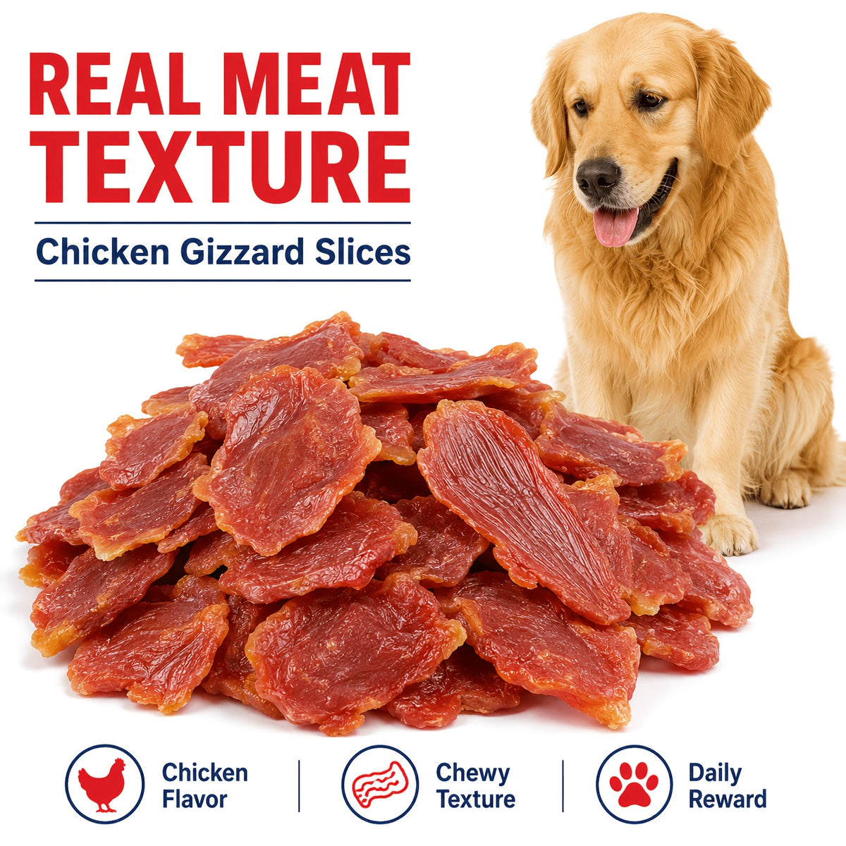 Egg Yolk Dog Treats with Duck Roll 150g or Chicken Thin Slice 110g Options, Chewy Snacks for Supervised Training Rewards and Everyday Treat Time