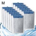 Medium Aquarium Filter Cartridges, 12 Pack Replacement Filters Compatible with Tetra Whisper Bio-Bag 10i, IQ10, PF10 and Tetrafauna ReptoFilter