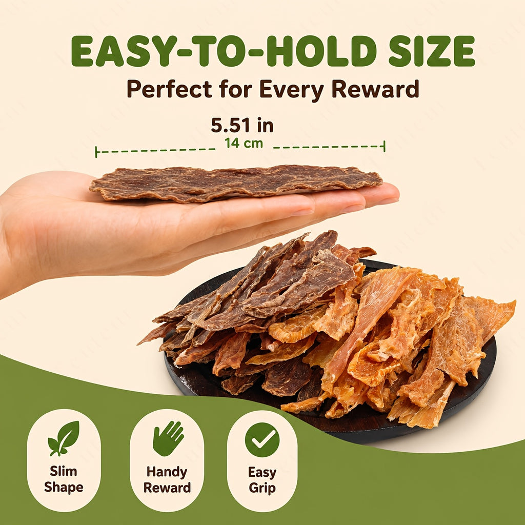Dog Treat Variety Packs with Chicken and Duck Jerky Combo, Assorted Jerky and Sausage or Hot Dog Snack Options for Supervised Training Rewards