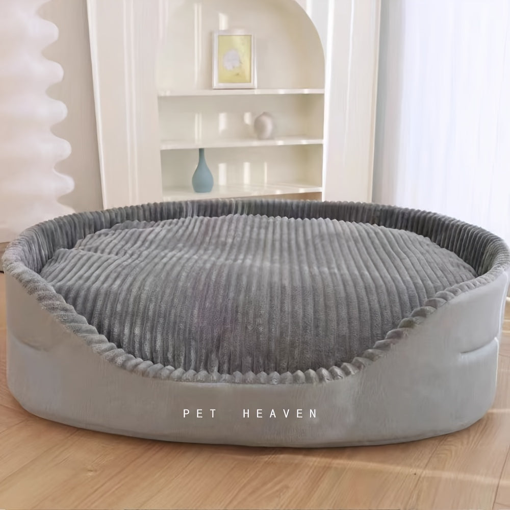 Washable Dog Bed with Thickened Design, M to XXL Size Options for Everyday Lounging and All-Season Pet Rest, Machine-Washable Dog Bedding