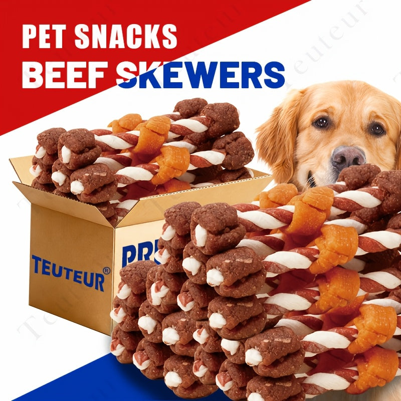 Assorted Rawhide Dog Chews, Chicken, Duck, Chicken Liver and Beef Roll Listed Combo for Supervised Chewing, Everyday Rewards and Pet Gift Baskets