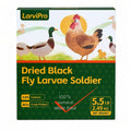 Chicken Grub Treats, Dried Black Soldier Fly Larvae in 5.5 lb or 11 lb Packs for Backyard Hens, Ducks and Wild Birds, Supplemental Foraging Snacks