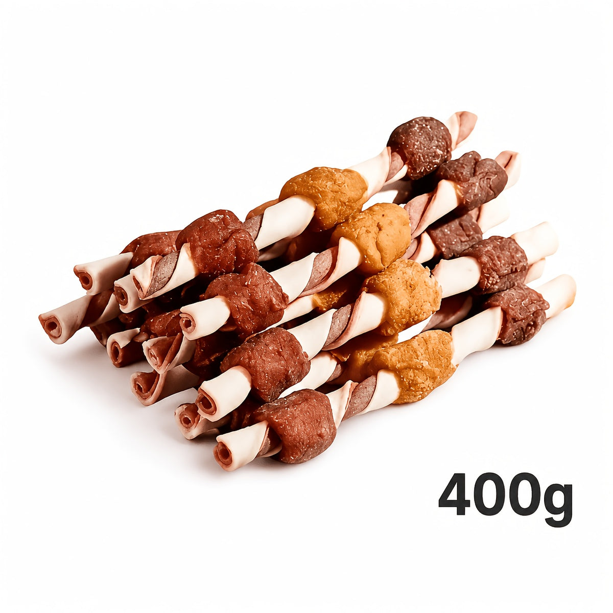 Dog Kabob Treats Triple Flavor Skewers, Mixed Meat Chew Snacks with Combination Pack Options for Supervised Rewards and Daily Treat Time