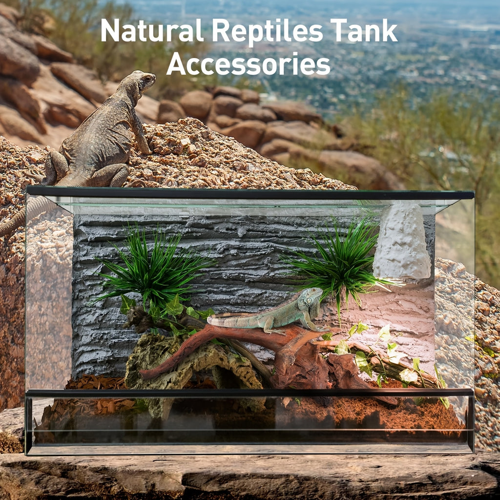 Extra Large Aquarium Driftwood 2-Pack, 14–18 Inch Natural Wood Decor for Fish Tank Aquascapes, Reptile Terrariums and Air Plant Displays