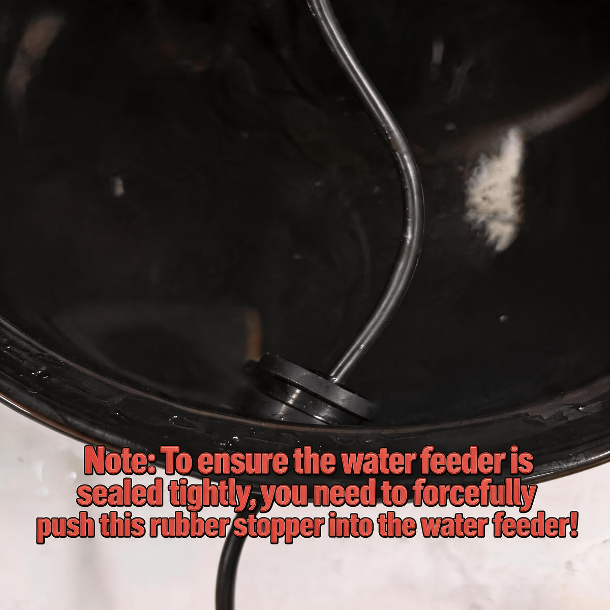 Ceramic Cat Water Fountain 1L, Quiet Automatic Indoor Pet Drinking Dispenser in Black or White for Cats and Dogs, Filters Sold Separately