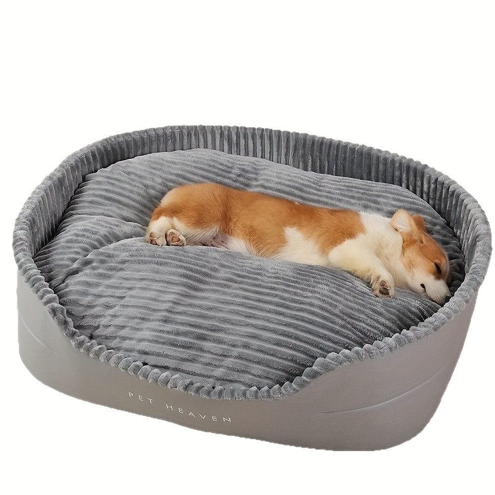 Washable Dog Bed with Thickened Design, M to XXL Size Options for Everyday Lounging and All-Season Pet Rest, Machine-Washable Dog Bedding
