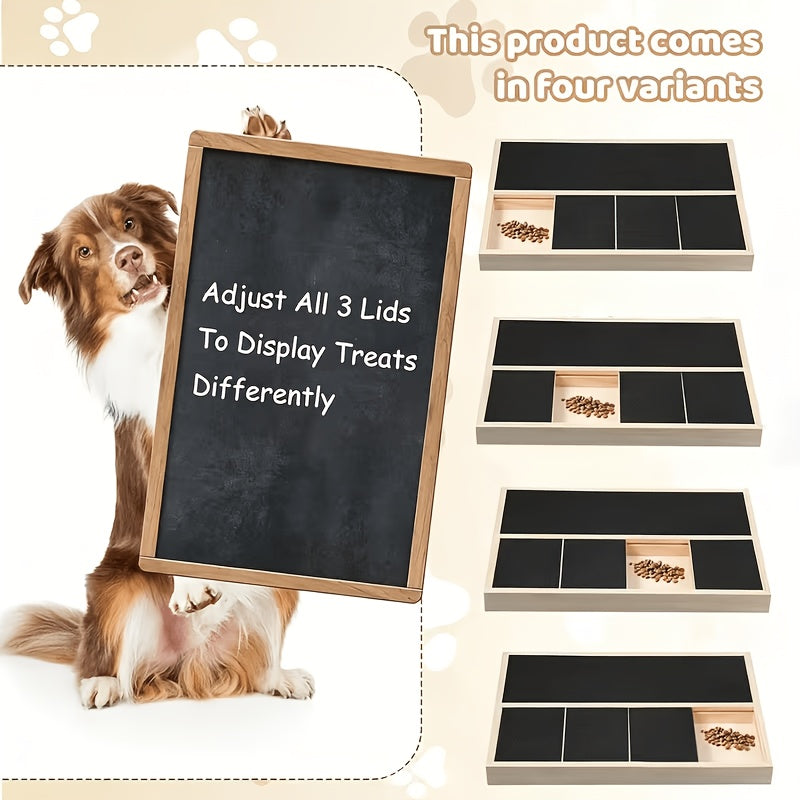 Dog Nail Scratch Board with Adjustable Bracket, Foldable Paw Filing Pad with 3 Angles from 45–65 Degrees and 2 Sandpaper Sheets for Home Grooming