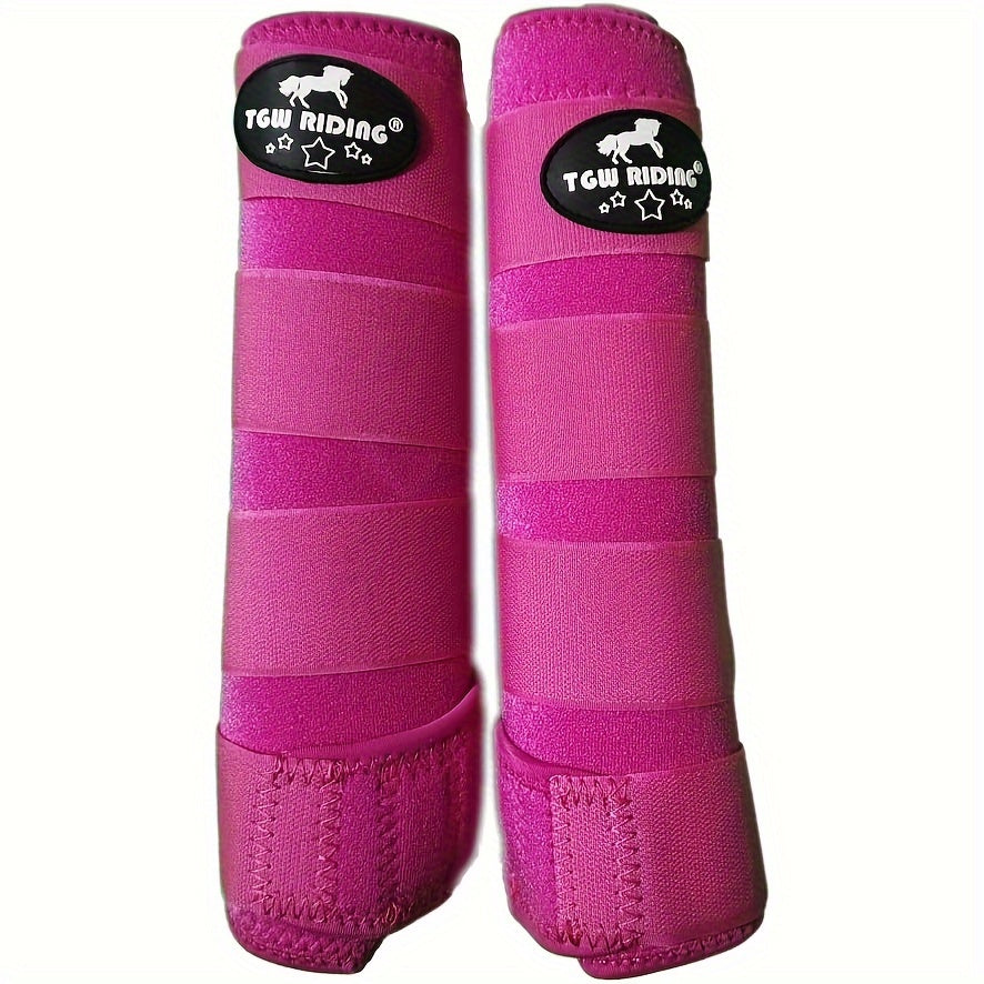 Horse Front Leg Sport Boots for Equestrian Training, Lower Limb Coverage for Supervised Exercise, Seven Colors with Small, Medium and Large Options