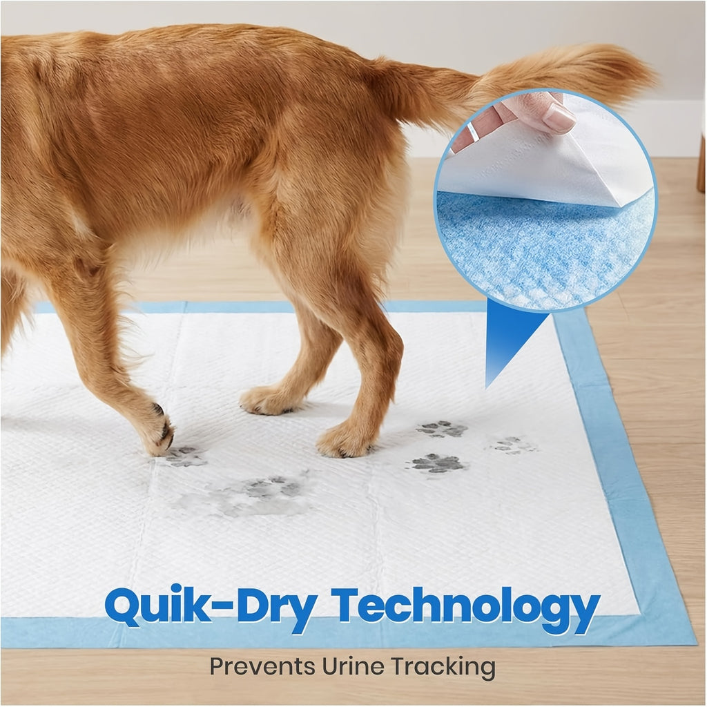 Dog Pee Pads 32 x 55 Inch, 40 Count Extra Large Absorbent Puppy Potty Training Pads with Quick-Drying Design, Leak Protection and Odor Control