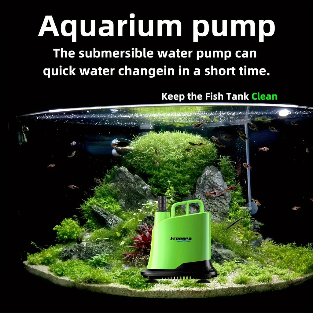 Adjustable Submersible Water Pump for Aquariums, Ponds, Fountains and Hydroponics, Quiet Water Circulation with DS-060 and DS-040 Model Options