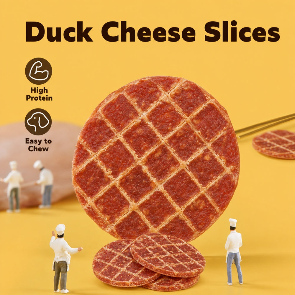 Duck Slice Dog Treats, 100g or 200g Packs for Supervised Training Rewards, Everyday Snack Time and Thoughtful Dog Lover Gift Baskets