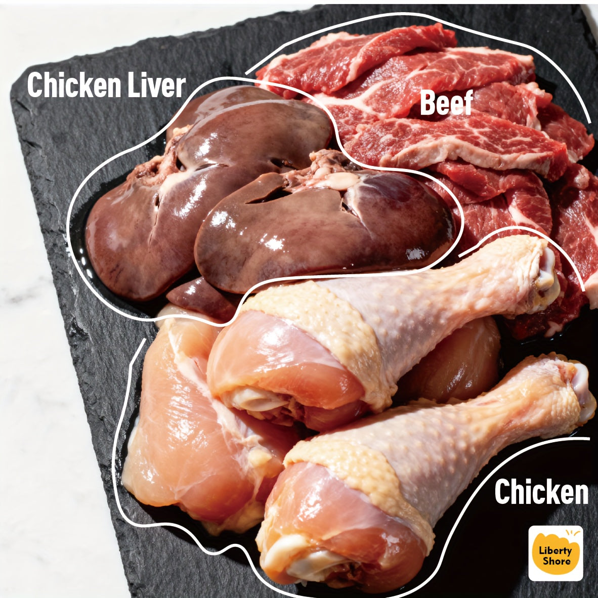 Triple Flavor Dog Treats with Chicken, Beef and Liver, Kabob Chew Snacks in 100g to 900g Options for Supervised Treat Time and Dog Gift Baskets