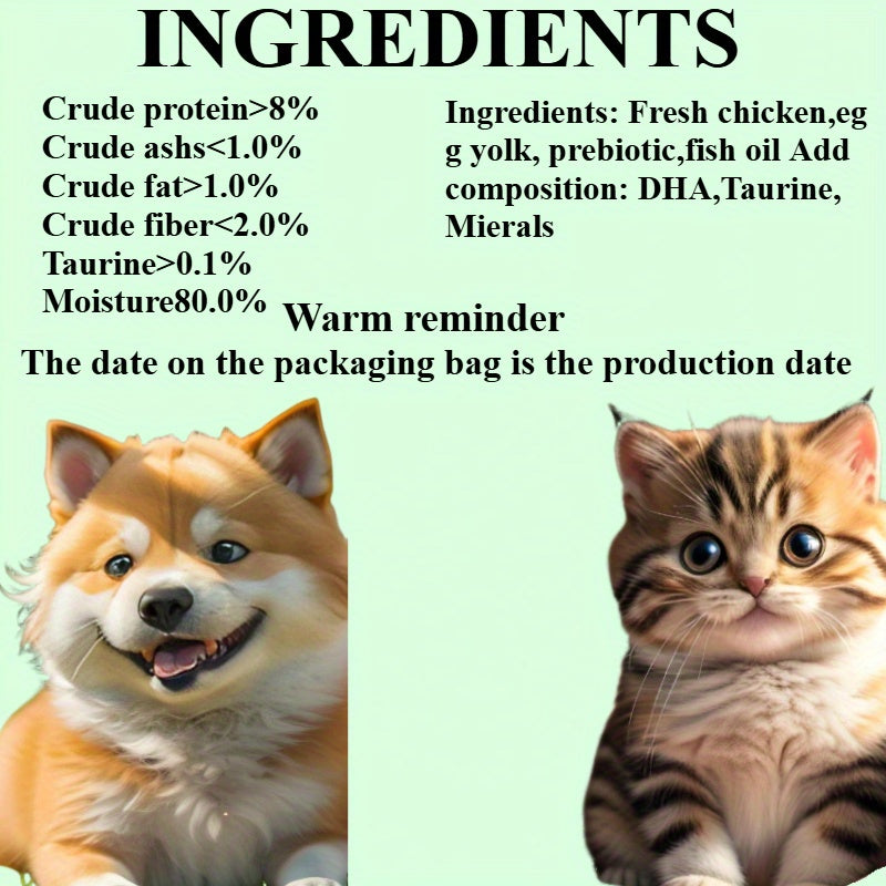 Cat Treat Sticks 100 or 200 Count, 16g Individual Cat Snacks in Five Mixed Flavors with Chicken, Salmon, Cod, Abalone Beef and Tuna Selections