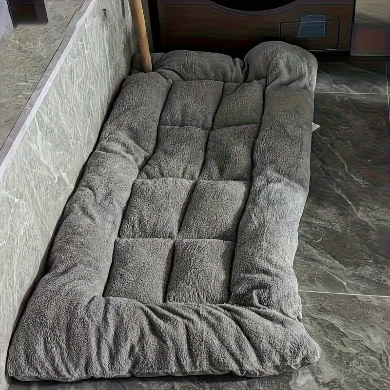 Dog Sofa Bed with Non-Slip Base, Grey 35.4 x 17.7 Inch Pet Lounge with Machine-Washable Polyester Cushion for Everyday Indoor Rest