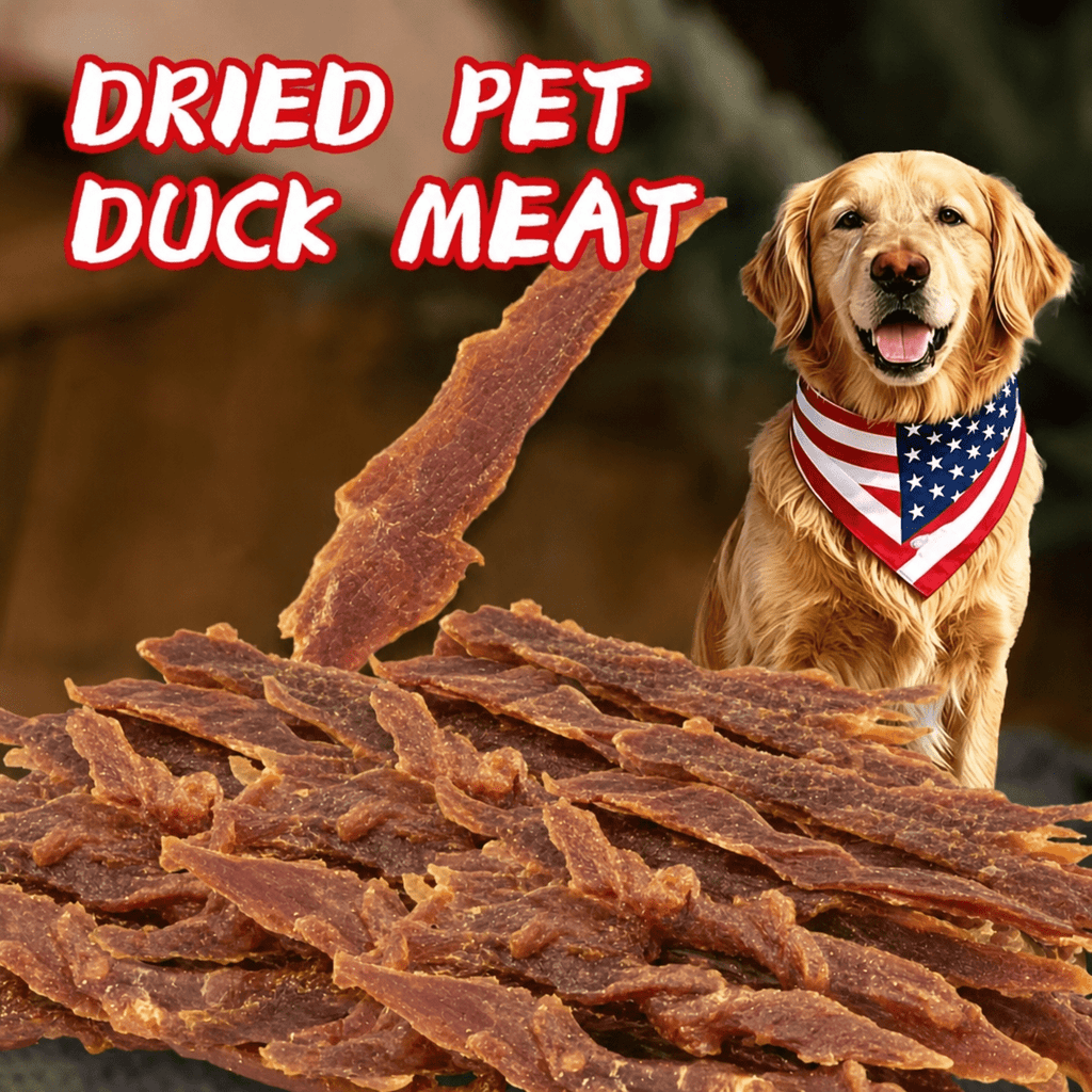 Duck Breast Dog Treats 100g Trial Pack, Soft Meat Jerky Slices for Supervised Training Rewards, Everyday Snack Breaks and Dog Lover Gift Baskets
