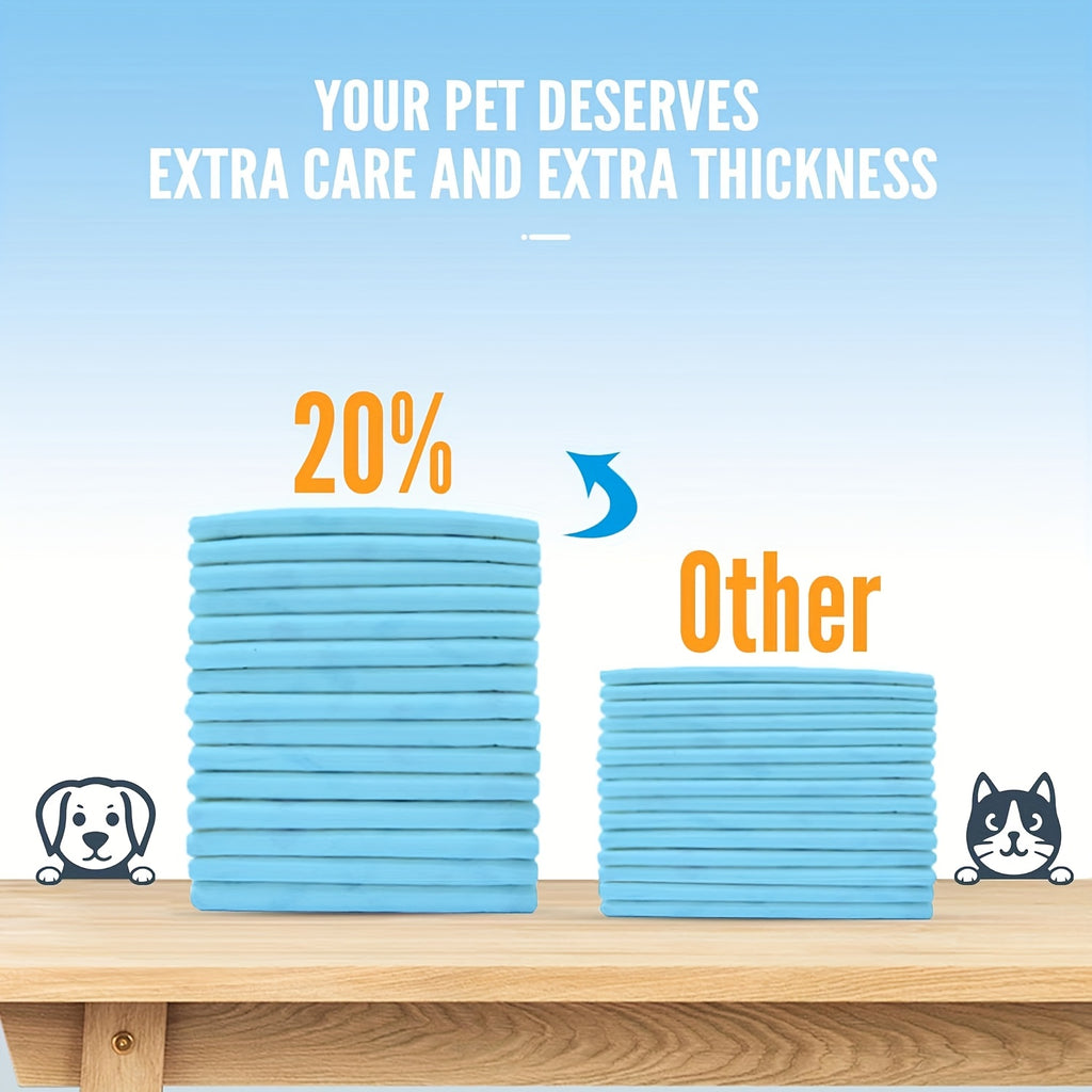 Dog Pee Pads 32 x 55 Inch, 40 Count Extra Large Absorbent Puppy Potty Training Pads with Quick-Drying Design, Leak Protection and Odor Control
