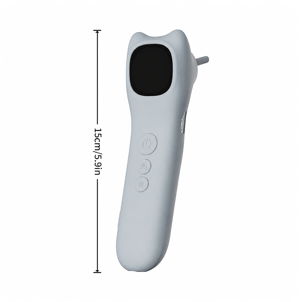 Pet Ear Inspection Camera for Dogs and Cats, 1080P HD with 4X Zoom, USB Rechargeable 4-in-1 Viewer and 12 Extra Inspection Tips for Home Care