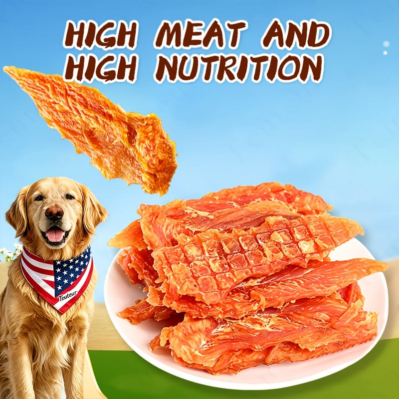 Dog Jerky Treat Variety Pack, Chicken and Duck Mixed Pack or Beef Strip Options for Supervised Training Rewards and Everyday Snack Time