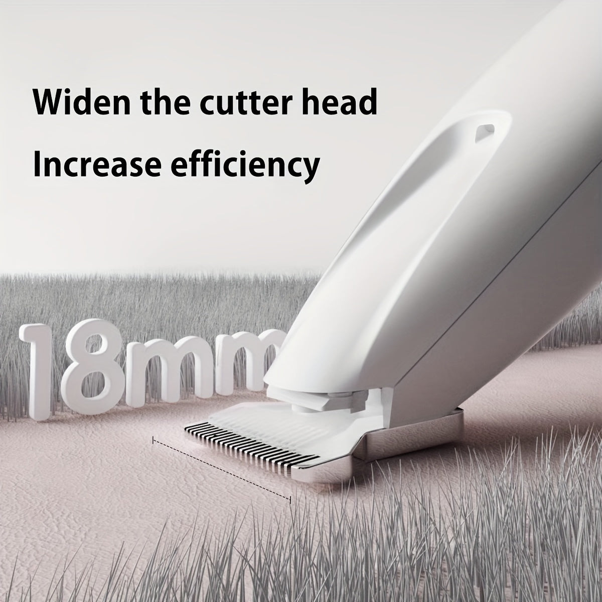 Pet Grooming Clippers for Cats and Small Dogs, White Low-Noise Hair Trimmer with USB and Battery Power for Home and Travel Grooming