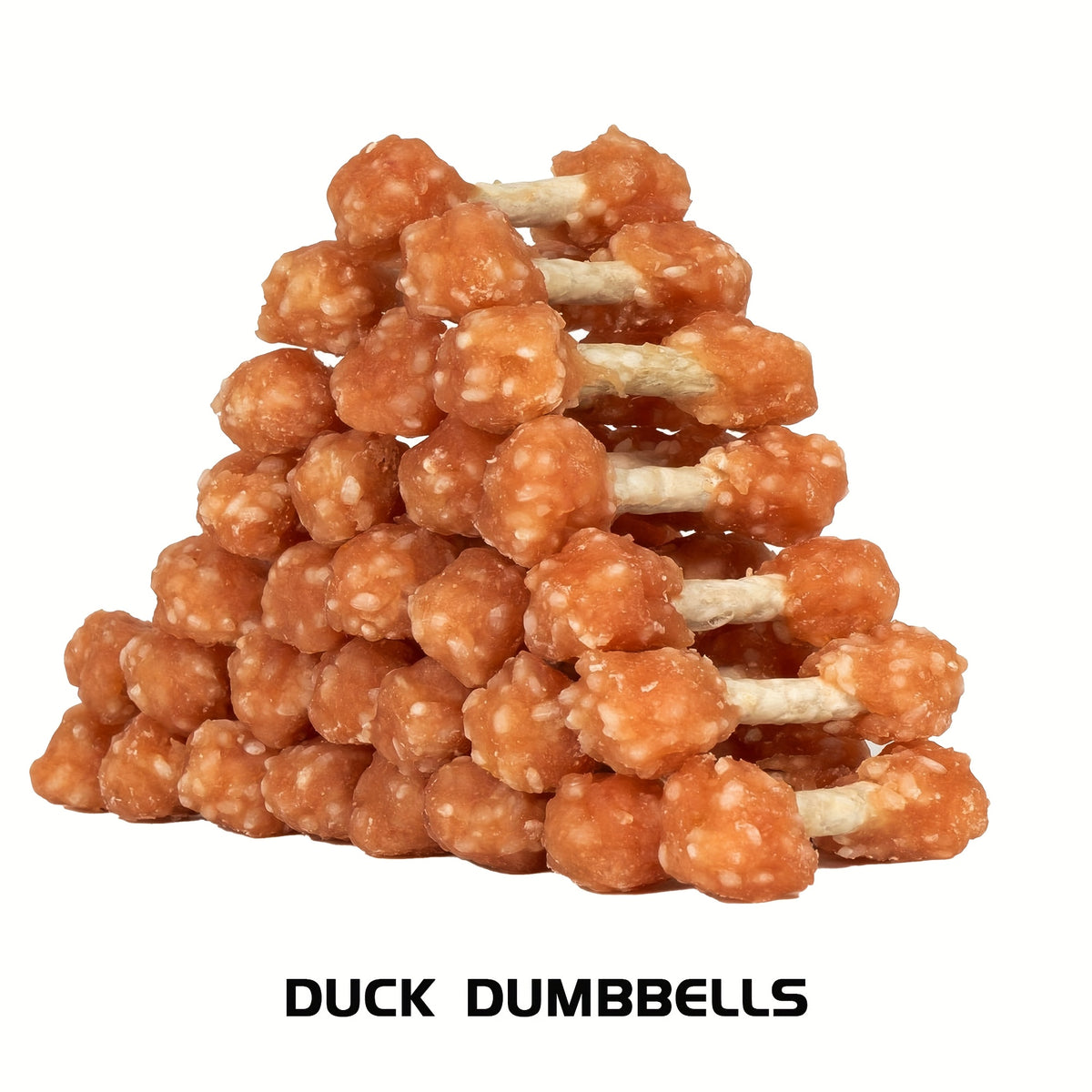 Duck Dumbbell Dog Treats, Two-Pack Training Reward Snacks for Supervised Practice, Everyday Treat Time and Dog Owner Gift Baskets