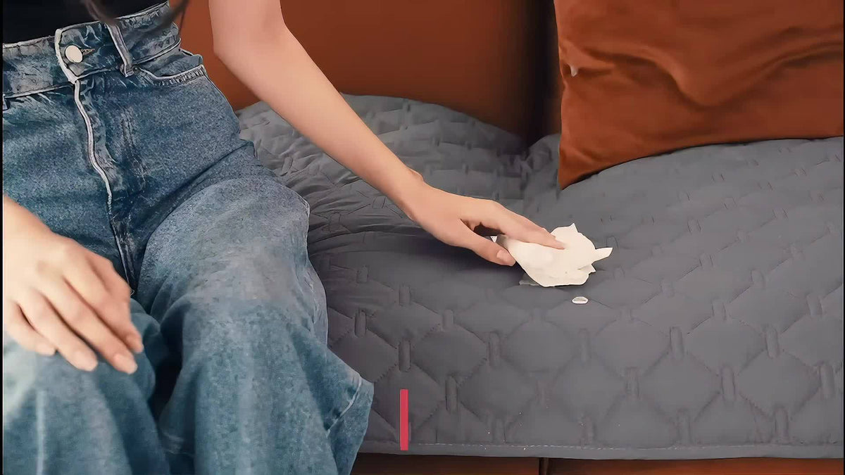 Dog Blanket with Bone Pattern and TPU Inner Membrane, Reversible Machine Washable Pet Couch and Bed Cover in Grey or Coffee, Seven Sizes