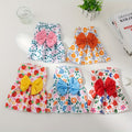 Dog Dress for Small Dogs Girls, 5 Pieces Pet Clothes Set with Bowknot Princess Dress and Flower Skirt, Cute Summer Outfits for Chihuahua Yorkshire Poodle Cats and Puppies, Breathable Puppy Apparel
