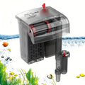 Hang On Back Aquarium Filter with Adjustable Waterfall Flow, External Fish Tank Power Filter in 5W 80 GPH and 8W 110 GPH Options