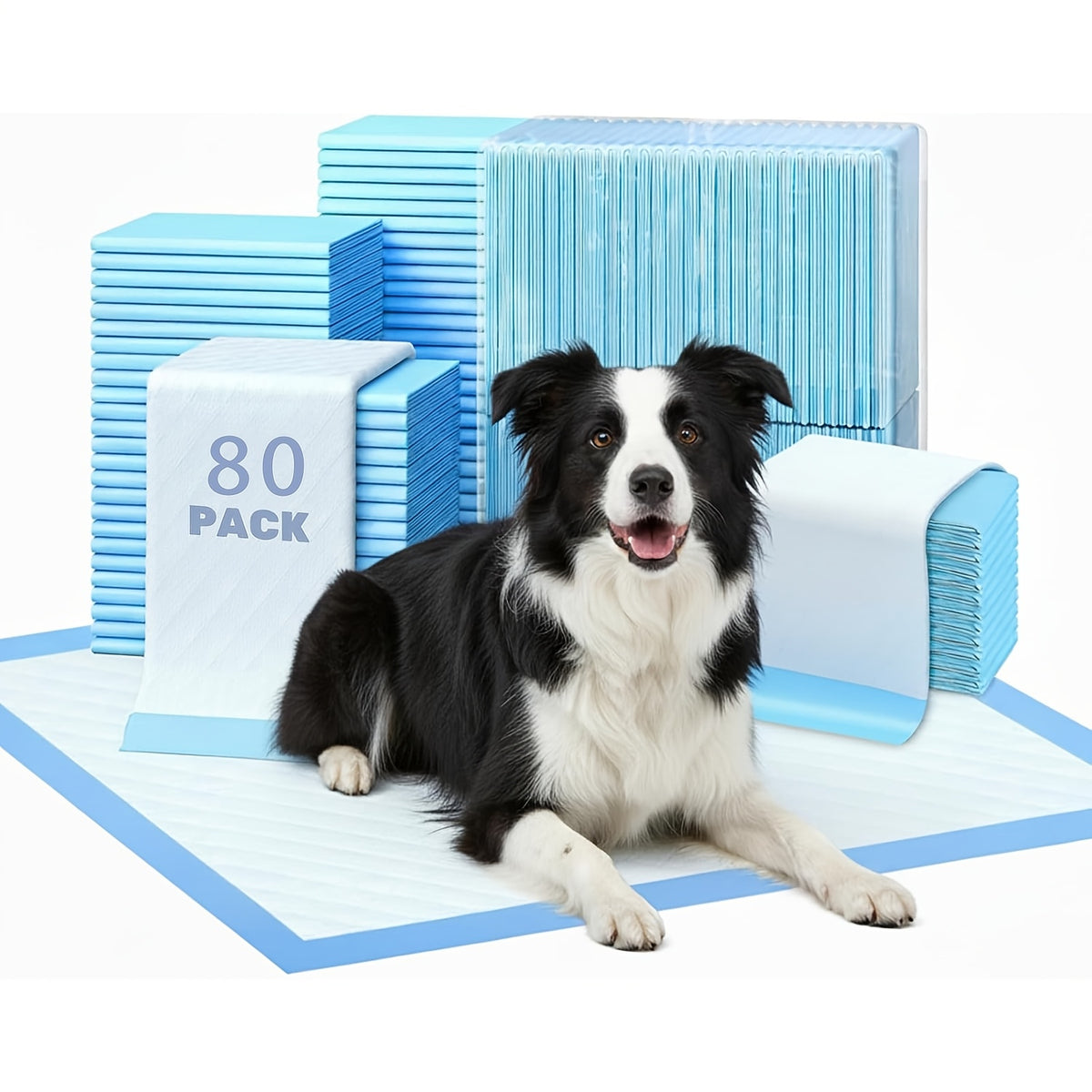 Dog Pee Pads for Large Breeds and Senior Dogs, Absorbent Leak-Resistant Puppy Potty Training Pads in Multiple Sizes, 39 to 119 Count Options