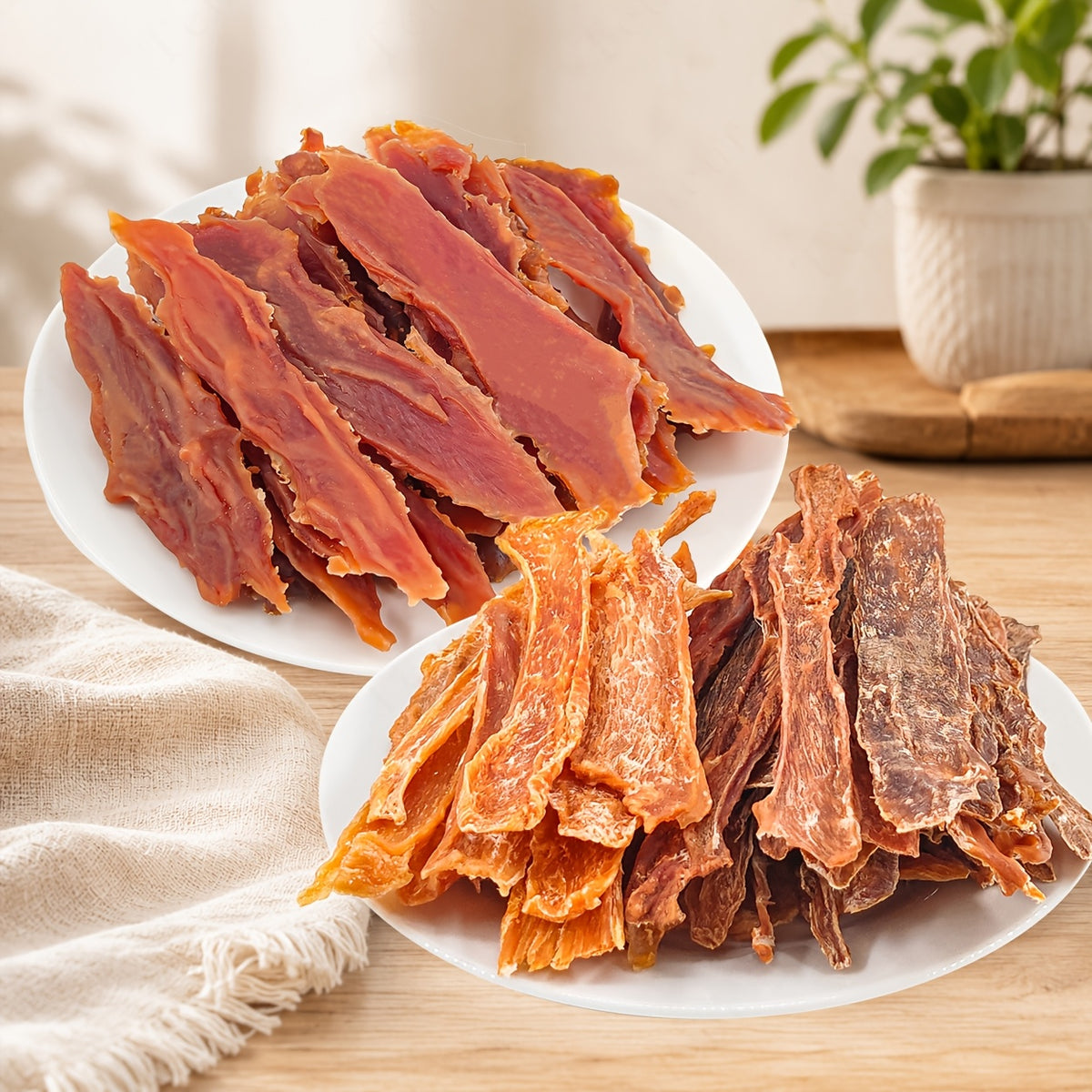 Pet Jerky Treats with Chicken and Duck Combo Options, Beef Cubes and Chew Selections for Supervised Training Rewards and Everyday Snack Time