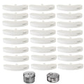 Dog Fountain Filter Refills for NPET DF10 and DF30, Replacement Water Fountain Filters in 12, 20 or 24 Packs for Everyday Pet Drinking Station Care