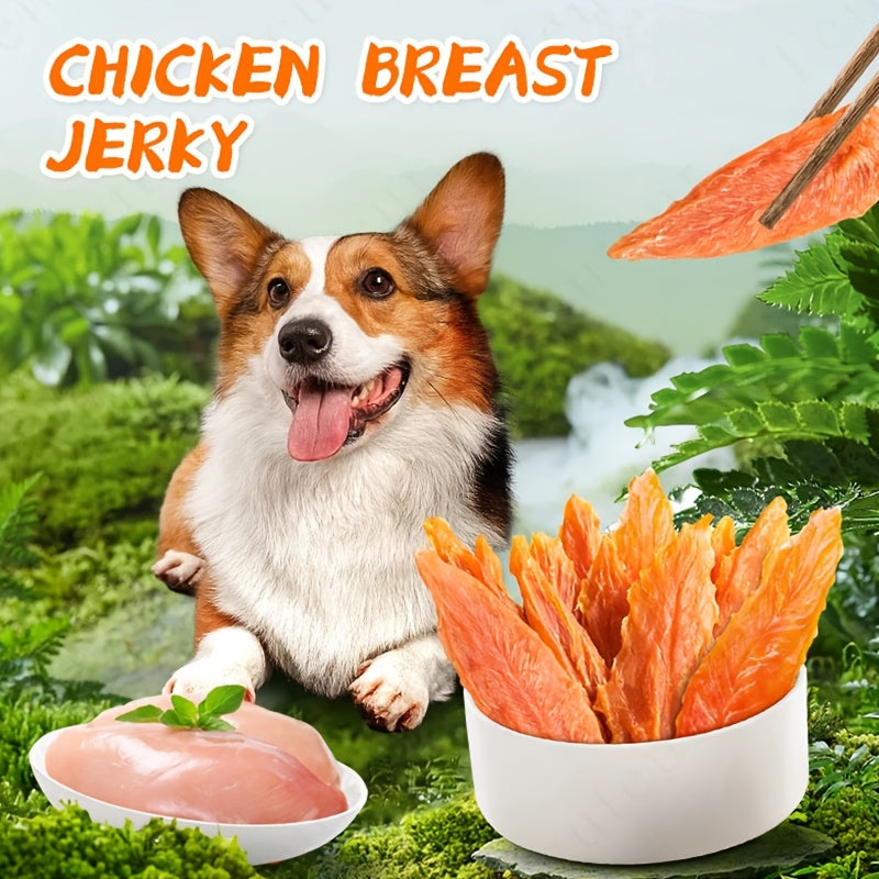 Dog Jerky Treat Variety Pack, Chicken and Duck Mixed Pack or Beef Strip Options for Supervised Training Rewards and Everyday Snack Time