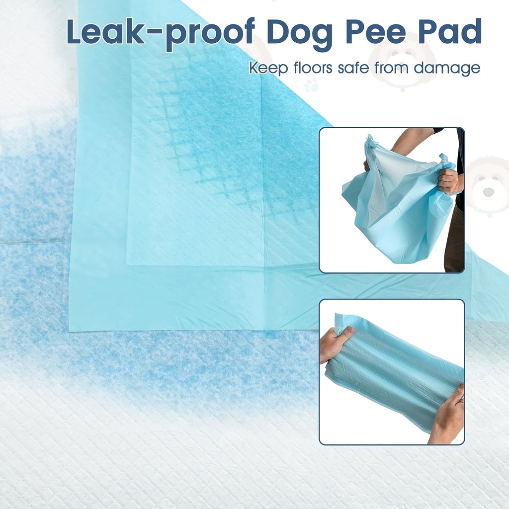 Dog Pee Pads 32 x 55 Inch, 40 Count Extra Large Absorbent Puppy Potty Training Pads with Quick-Drying Design, Leak Protection and Odor Control