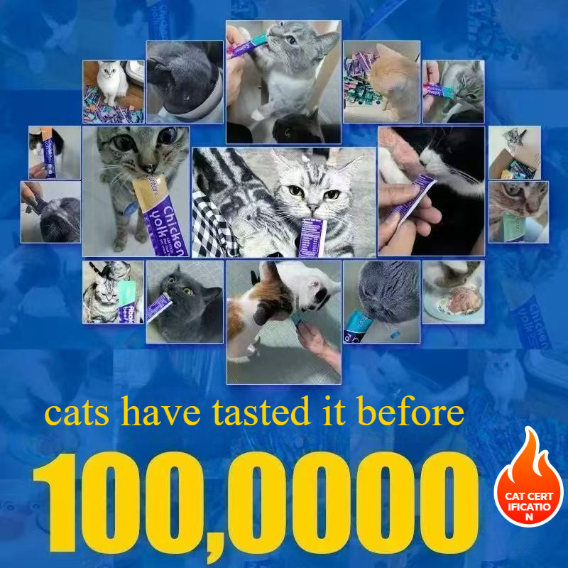 Lickable Cat Snacks 100 Count, Five Mixed Flavor Creamy Squeeze Treat Sticks for Adult Cats, Hand Feeding, Food Topping and Everyday Bonding