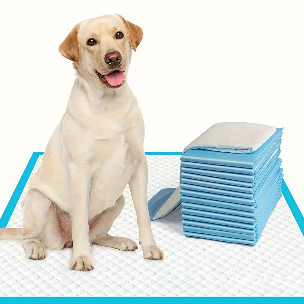 Puppy Training Pads 23.6 x 23.6 Inch, Seven-Layer Absorbent Pet Pee Pads with Leak Resistance and Odor Reduction, 50 to 400 Count Options