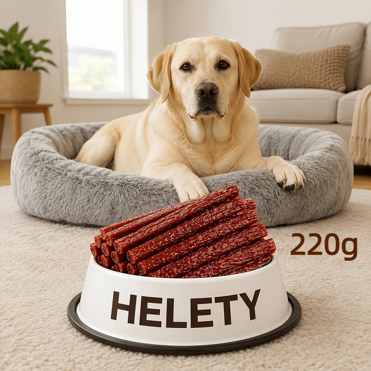 Beef Strip Dog Treats with Multi-Flavor Skewer Option, Chewy Snack Selections for Supervised Training Rewards, Walks and Everyday Treat Time