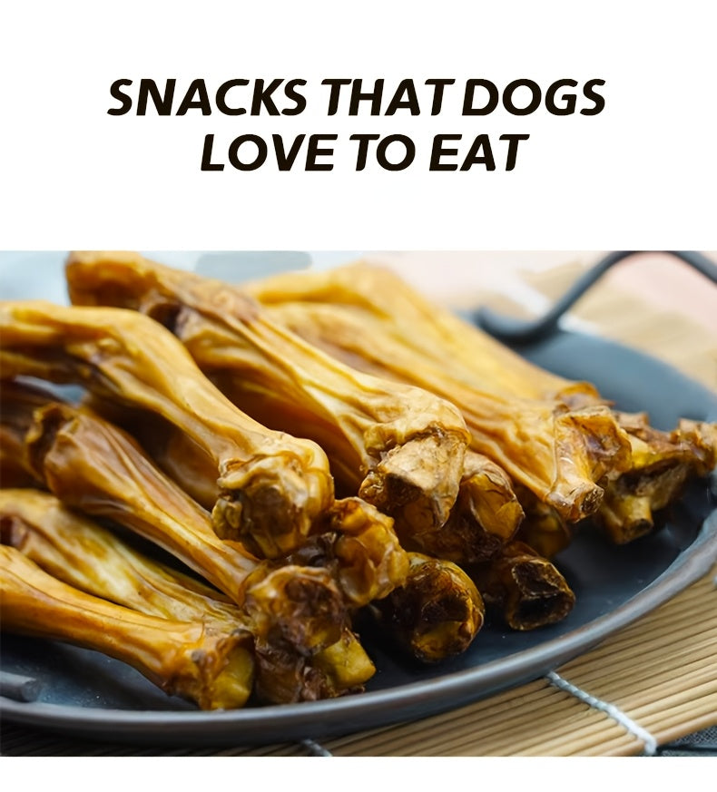 Lamb Trotter Dog Chew, Air-Dried Sheep Hooves for Supervised Chewing Sessions, Animal-Based Treat for At-Home Dog Enrichment