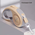 16ft Retractable Dog Leash with C-Shaped Ergonomic Handle, One-Button Lock and Unlock Control and 360-Degree Tangle-Reducing Design for Daily Walks
