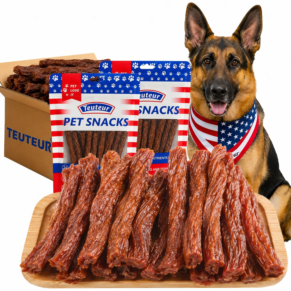 Pet Jerky Treats with Chicken and Duck Combo Options, Beef Cubes and Chew Selections for Supervised Training Rewards and Everyday Snack Time