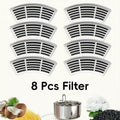 Pet Fountain Replacement Filters for JPET FT007, 4 or 8 Piece Refill Packs for Compatible Automatic Dog Water Fountains and Routine Drinking Station Maintenance