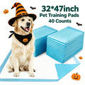 Extra Large Dog Pee Pads 32 x 47 Inches, 40 Count Six-Layer Disposable Puppy Training Pads with Soft Nonwoven Surface for Indoor Potty Care