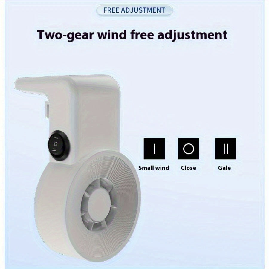 Aquarium Cooling Fan with External Hanging Design, White 3W USB Powered Fish Tank Cooler for Home Aquarium Care, No Batteries Required, 1 Piece